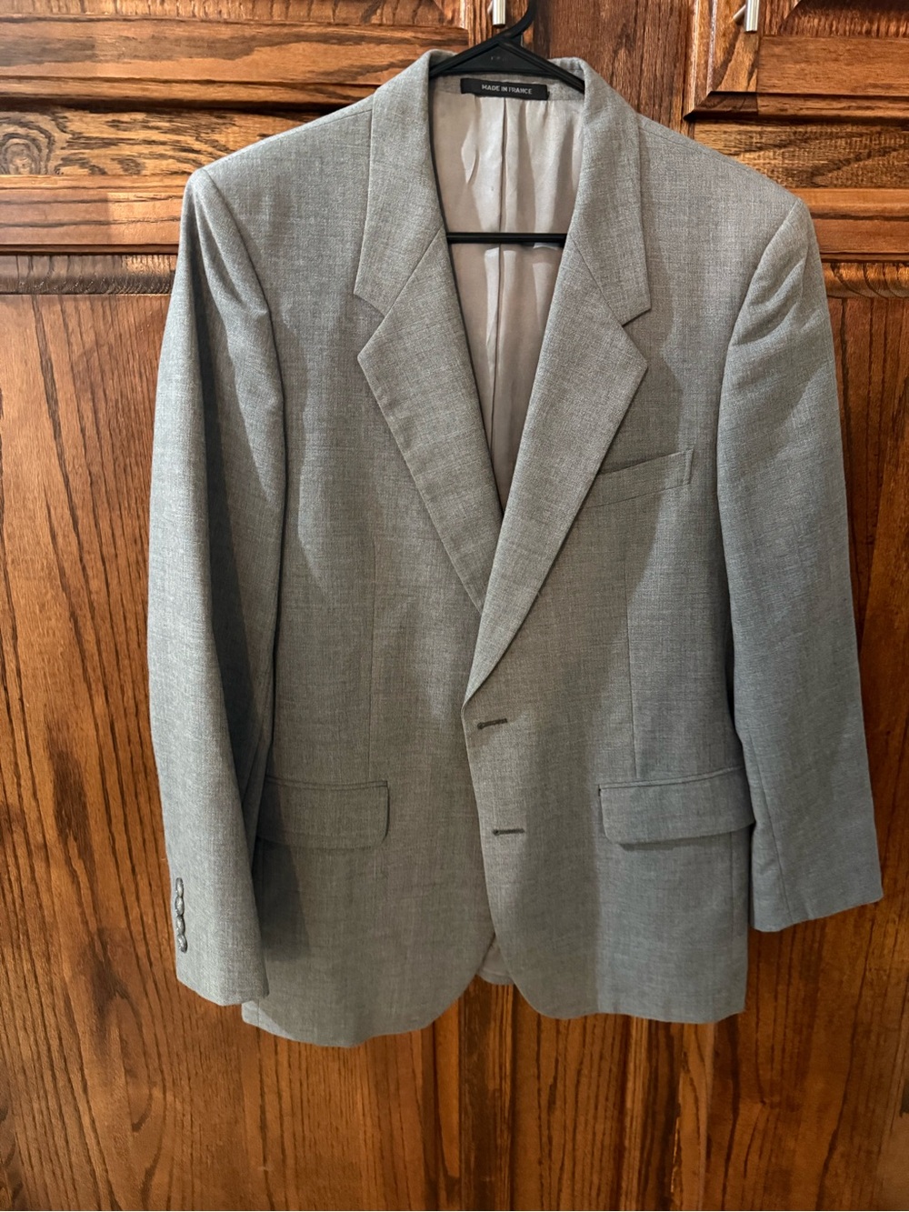 Vintage Yves Saint Laurent Men’s Gray Single-Breasted Blazer